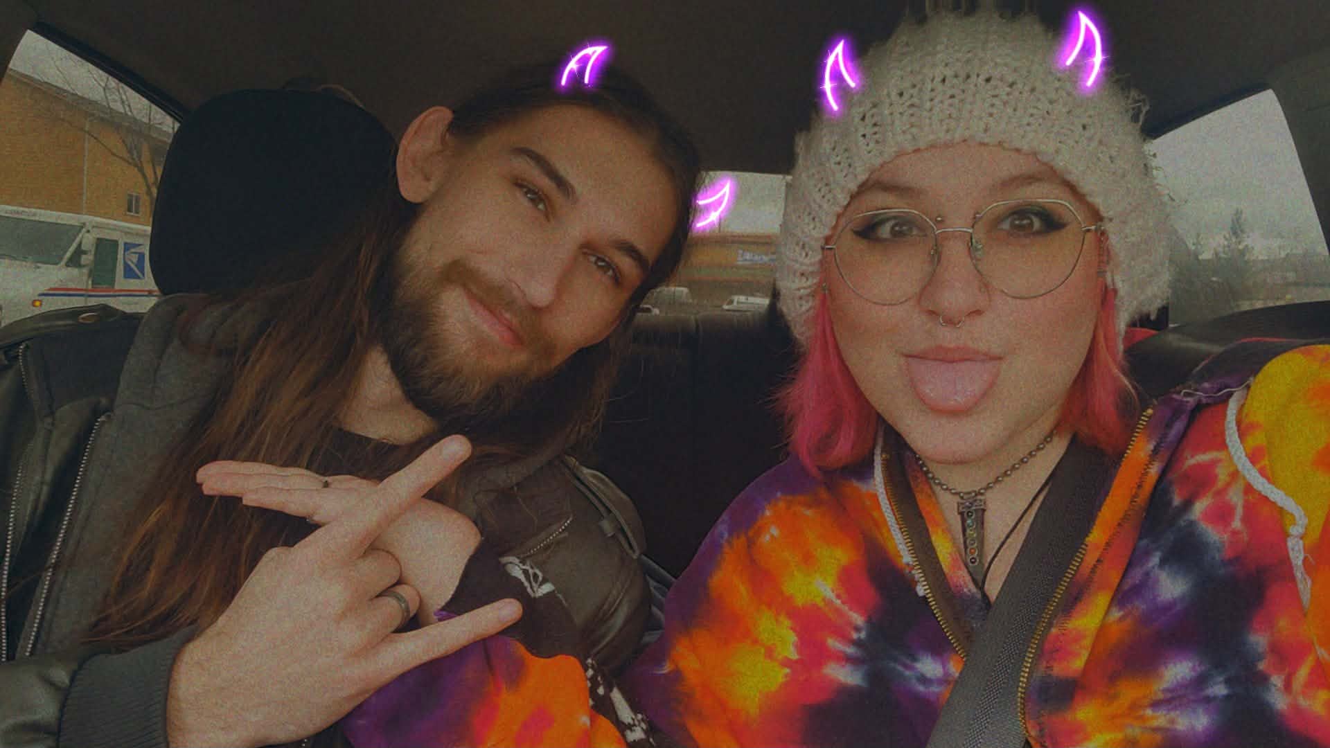 Artist and husband